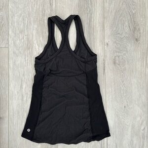 Lululemon Black Racerback Athletic Tank Top
